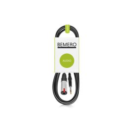 Bemero 6.3 Klinkenstecker - 6.3 Klinkenkupplung 3 m, Schwarz - FRI-GX47-00028K