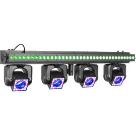 BeamZ ShowBar GO Vibe LED-Bar mit 4 Moving Heads - FRI-GX47-005QG3