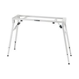 K&M Keyboardständer 18953 höhenverstellbar, Weiss - FRI-GX47-004T6M