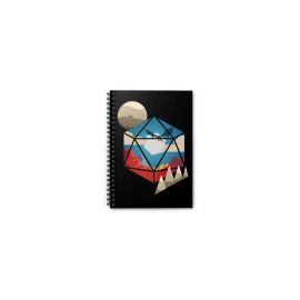 Glass Staff Notizbuch d20 World Schwarz/Mehrfarbig - FRI-GX47-0028D2