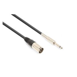 Vonyx XLR-Kabel XLRm-Klinke 6.3 3 m, Schwarz - FRI-GX47-0051N8