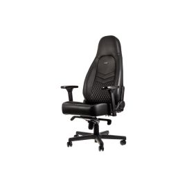 noblechairs Gaming-Stuhl ICON Echtleder Schwarz - FRI-GX47-005GH8
