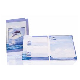 Rössler Briefpapierset Flipper, 10 Blätter, 10 Briefumschläge - FRI-GX47-002CXQ