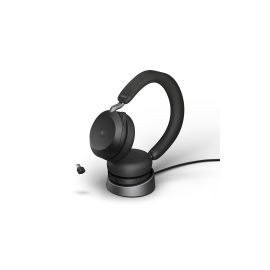 Jabra Headset Evolve2 75 Duo MS Schwarz, USB-C, inkl. Ladestation - FRI-GX47-007X92