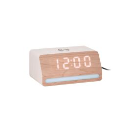 KARLSSON Wecker Retro Light LED Weiss - FRI-GX47-002JPK