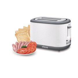 Koenig Toaster Stripes Weiss/Grau - FRI-GX47-003PJR