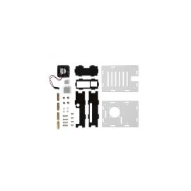 Whadda Gehäuse für Raspberry PI 4 mit Lüfter, Transparent - FRI-GX47-004C0J