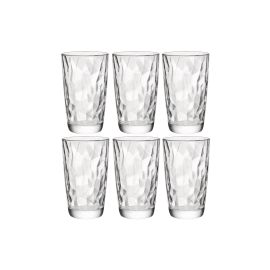 Bormioli Rocco Longdrinkglas Diamond 470 ml, 6 Stück, Transparent - FRI-GX47-000T2X
