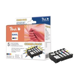 Peach Tintenset für Epson T2636 C, M, Y, 2x BK - FRI-GX47-001ZDD