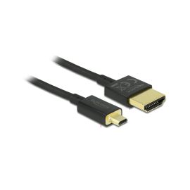 Delock Kabel 4K 60Hz Micro-HDMI (HDMI-D) - HDMI, 1 m, Schwarz - FRI-GX47-0030RK