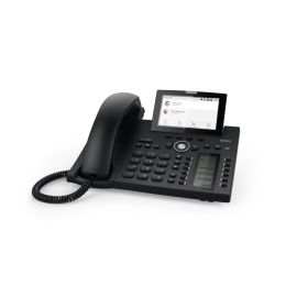 snom Tischtelefon D385N Schwarz - FRI-GX47-0027AA