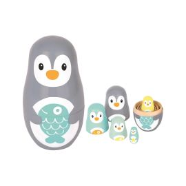 Spielba Holzspielwaren Matrjoschka Pinguin - FRI-GX47-0030YF