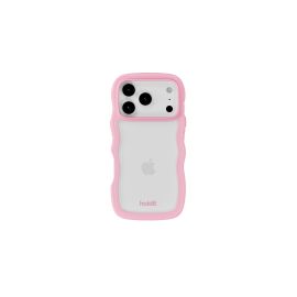 Holdit Back Cover Wavy iPhone 17 Pro Transparent/Pink - FRI-GX47-000XH2