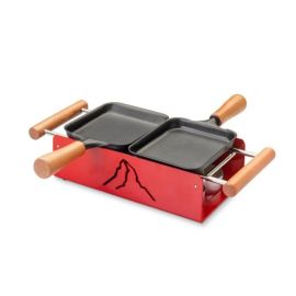TTM Teelicht-Raclette Twiny Cheese Valais Braun/Rot - FRI-GX47-0046H8