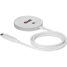 Club 3D Kabelloses Ladegerät Qi2 25 W Weiss - FRI-GX47-006CH8