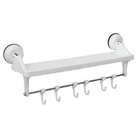 Eurotrail Saugnapf-Regal mit Haken Weiss - FRI-GX47-005BYT