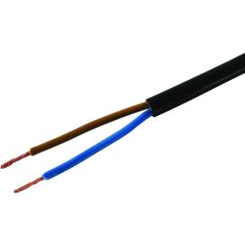 STEFFEN Installationskabel TD 2 x 0.75 mm2 Schwarz - FRI-GX47-00030D