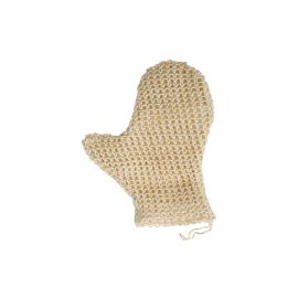 MSV Peelinghandschuh aus Sisal 25 x 16 cm, Weiss - FRI-GX47-001SAG