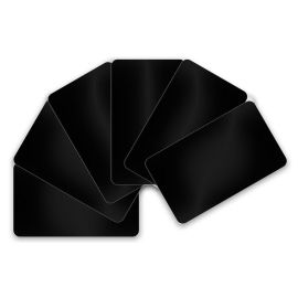 Evolis Kartenrohlinge 86 x 54 x 0.76 mm matt Schwarz - FRI-GX47-001PRK