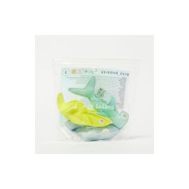 Sunnylife Salty the Shark Dive Buddies Aqua Set of 3 Neongelb - FRI-GX47-00654S