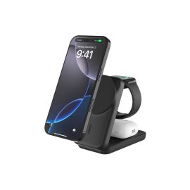 Belkin Wireless Charger UltraCharge 3in1 eckig, Schwarz - FRI-GX47-001EW3