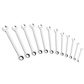 Kraftwerk Ratschen-Ringgabelschlüsselsatz D-CLICKCRAFT 12-teilig - FRI-GX47-001RY6