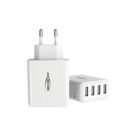 Ansmann USB-Wandladegerät Home Charger HC430, 4x USB, 30 W, Weiss - FRI-GX47-000NS0
