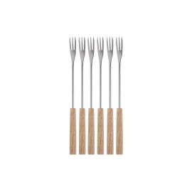 COCON Käsefonduegabel Holz 6 Personen - FRI-GX47-001HJE