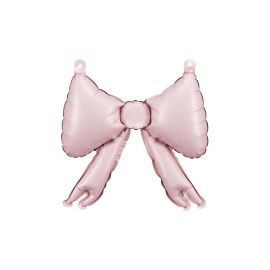 Partydeco Folienballon Schleife, 25.5 x 25 cm, Rosa, 5 Stück - FRI-GX47-001C6B