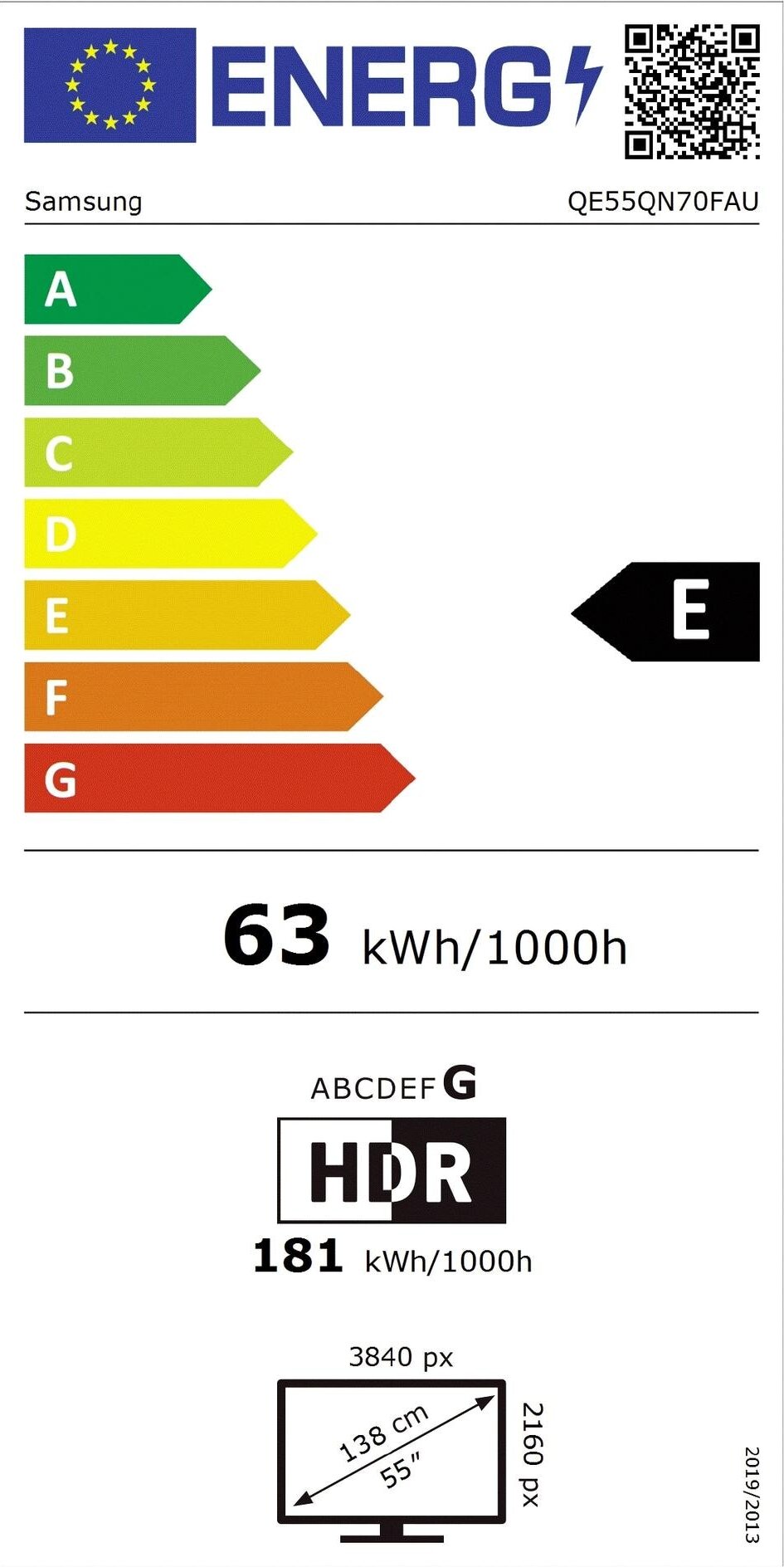 Energy label