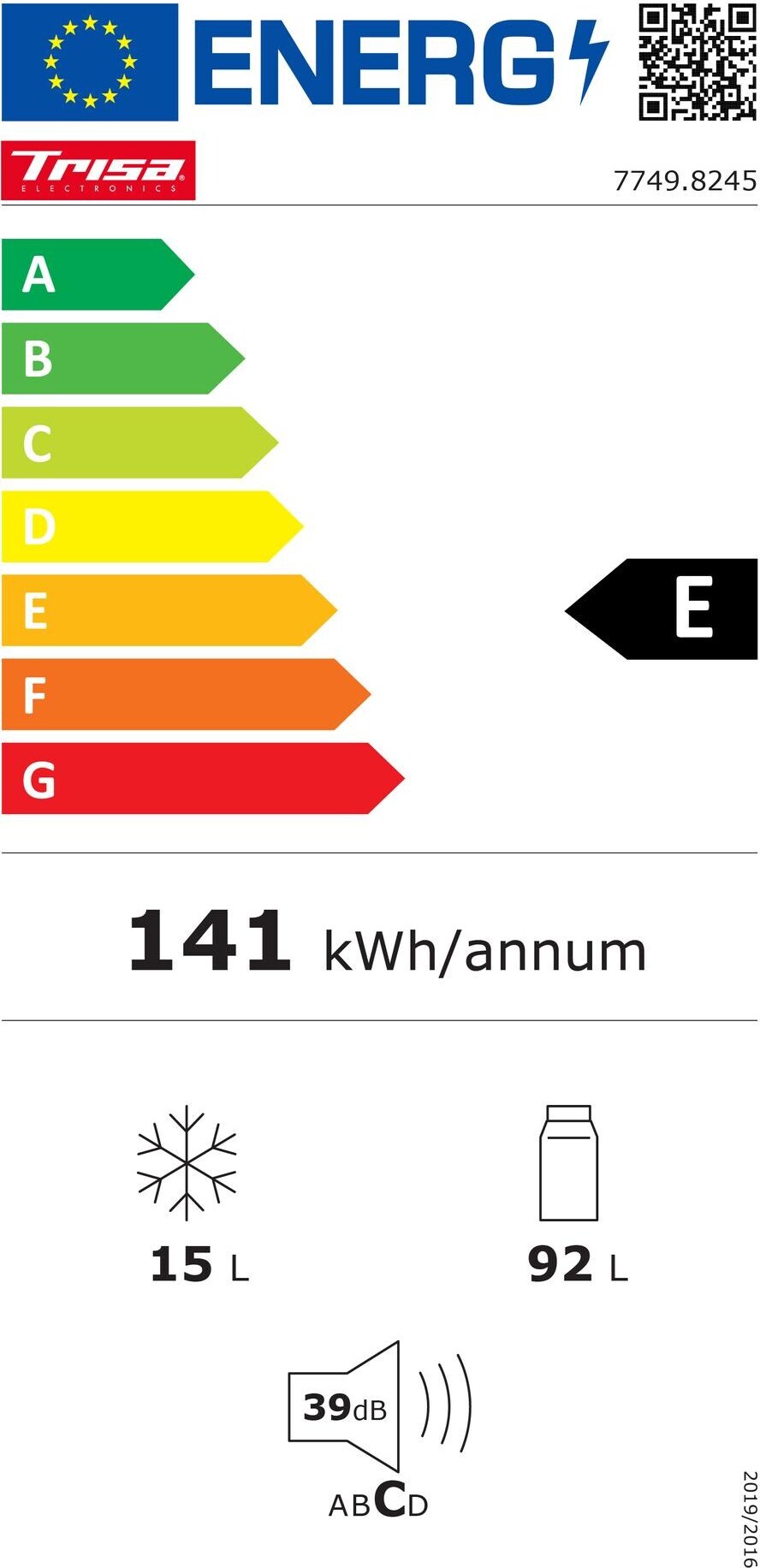 Energy label